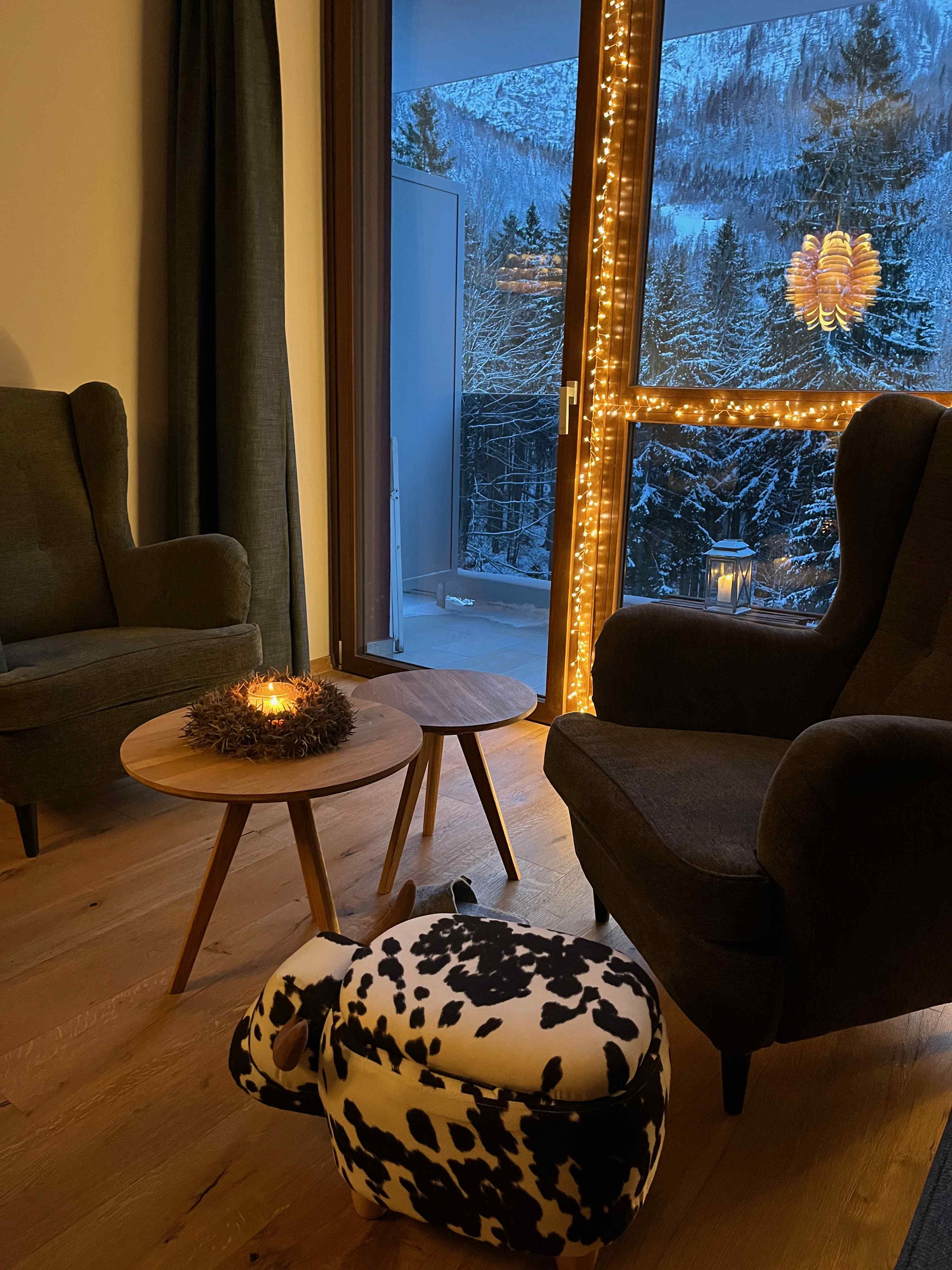 Cozy livingroom in the apartment